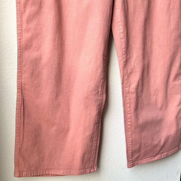 Madewell Emmett 2.0 Wide-Leg Crop Pants NK161 Pink Dried Rose Sz 33P - Picture 9 of 15